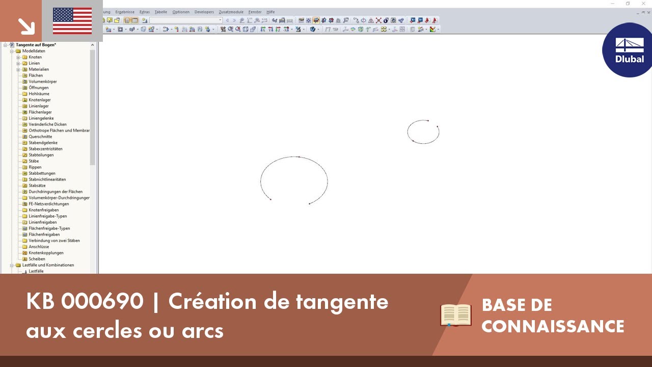 KB 000690 | Création de tangente aux cercles ou arcs