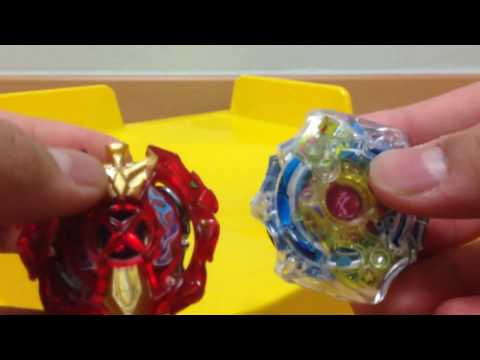 Beyblade burst battle series 4! Spriggan S. F vs Xcalibur F. X!