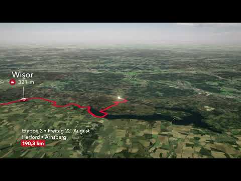 2. Etappe (22. August): Die Königsetappe ins Sauerland (190,3 KM)
