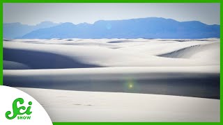 The Blinding White Remains of a Dying Sea | Weird Places: White Sands