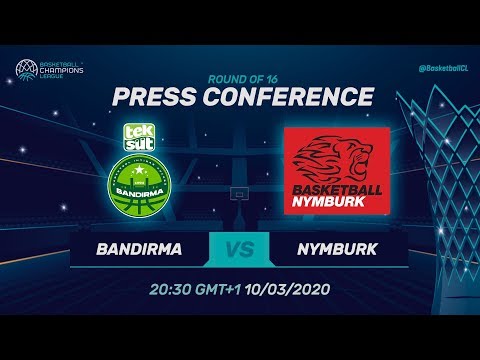Teksüt Bandirma v ERA Nymburk - Press Conference - Round of 16 - Basketball Champions League 2019-20