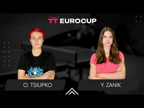 11:15 Oleksandra Tsiupko - Yulianna Zanik 17.05.2025 TT Euro.Cup Women Ukraine Star. TABLE 4