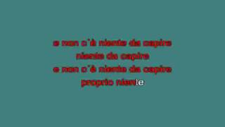Niente da capire   Ambra [karaoke]