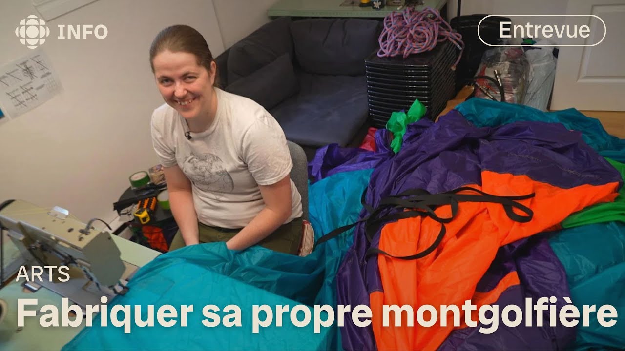 Une montgolfière monoplace entièrement conçue par Julie Plamondon