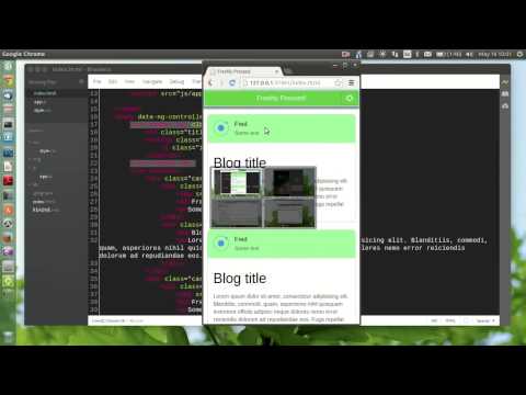 Create Application Using Iconic Framework And Cordova