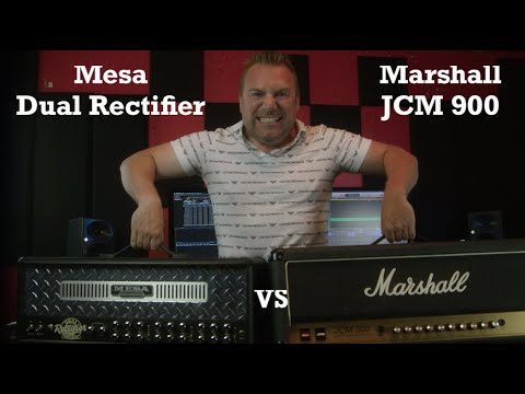 Mesa Dual Rectifier VS Marshall JCM 900 |High Gain Amp Head Shoot-Out!