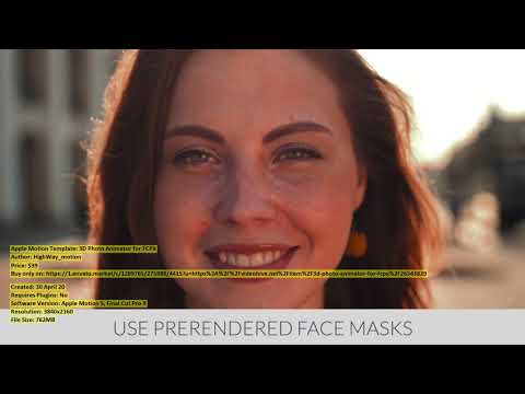 3D Photo Animator for FCPX | Apple Motion Template | VideoHive 26543829