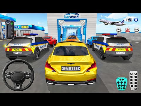 New Golden Mercedes G63 & All Supercars For Washing🚘 3D Driving Class 2026 - Android iOS Gameplay🎮