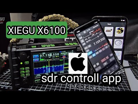XIEGU X6100 & iOs SDR Controp App Full Set Up