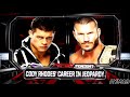 Cody Rhodes Vs Randy Orton Cody Rhodes Career On The Line RAW 9 2 2013 Highlights