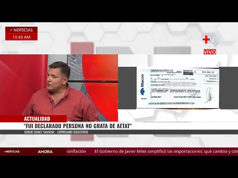 🔴| GÓMEZ SANSONE: "FUI DECLARADO PERSONA NO GRATA EN AETAT"