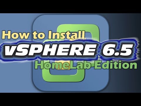 How to install VMWare vSphere 6.5 (web client) in ESXi Hypervisor and Workstation for Home Lab Use
