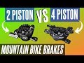 2 Piston vs 4 Piston MTB Brakes | Which is best for you?