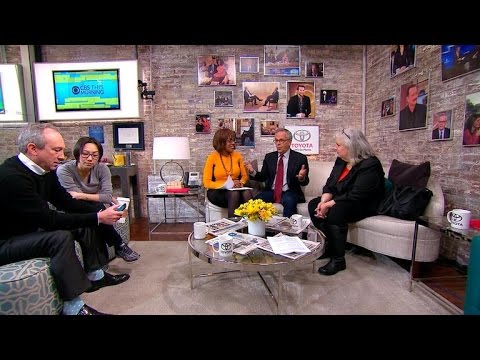 Mike Lupica in the Toyota Green Room