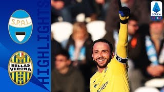 Download the video "SPAL 0-2 Hellas Verona |  Pazzini and Stępiński score agains 10 man SPAL | Serie A TIM"