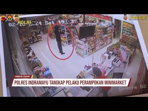 POLRES INDRAMAYU RILIS PERAMPOKAN MINIMARKET