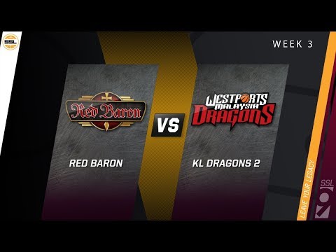 SSL9 Highlights : Week 3 - Red Baron vs KL Dragons Academy 2