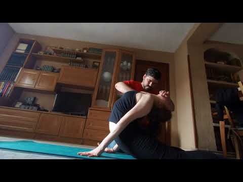 Warming up a little the back with @gabsgabsu