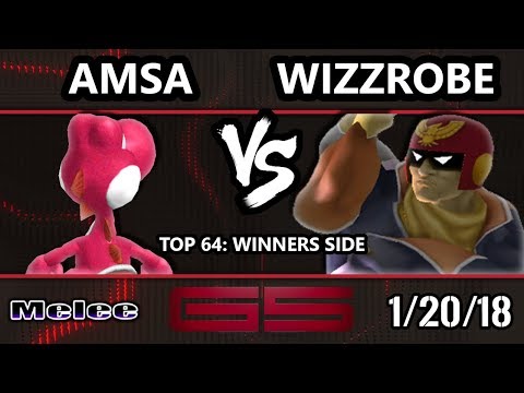 GENESIS 5 SSBM - VGBC | aMSa (Yoshi) VS Fry's | Wizzrobe (Captain Falcon) - Melee Top 64 Singles