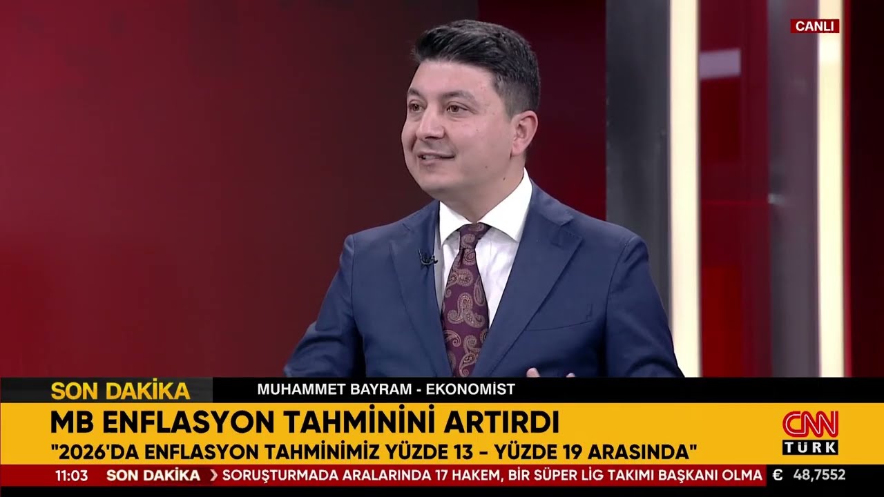 Merkez Bankası Enflasyon Tahminini Açıkladı!