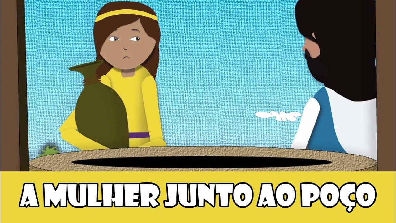 DESENHOS BÍBLICOS - A MULHER JUNTO AO POÇO