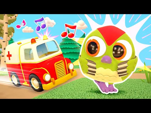 Sing with Hop Hop! Hop Hop the owl teaches Peck Peck the woodpecker about road crossing.