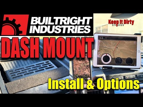 BuiltRight Dash Mount Installation for iPad