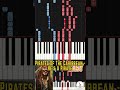🎹🎶Pirates Of The Caribbean - He's A Pirate - Easy Piano Tutorial - Beginner