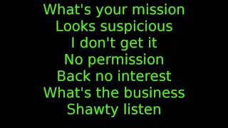 Flo Rida- Why You Up In Here (Feat. Ludacris &amp; Gucci Mane) W/ On Screen Lyrics