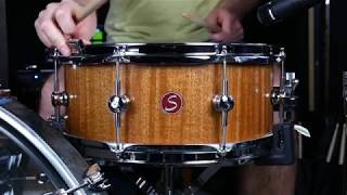 Video thumbnail for Sugar Percussion 14x6 Mahogany Stave Snare by Szymon Baranowski