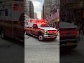FDNY ambulance responding in New York #emergencyvehicles #ambulance #emergencyresponse