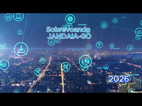 DRONE FLAY NIGHT - Jandaia-GO Voo noturno na festa da Cidade #jandaia #igrejacatólica #praca #drone