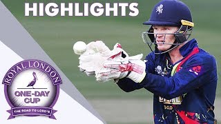 IPL Champion Sam Billings Returns For Kent v Somerset - Royal London One-Day Cup Highlights 2018