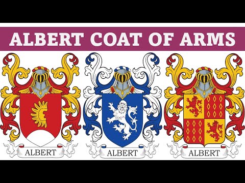 Albert Coat of Arms (1 of 3) & Family Crest - Symbols, Bearers, History