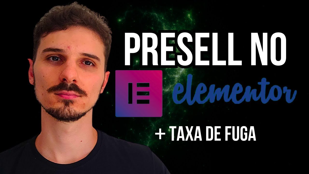 Como Criar uma PRESELL no Elementor e Diminuir a Taxa de Fuga