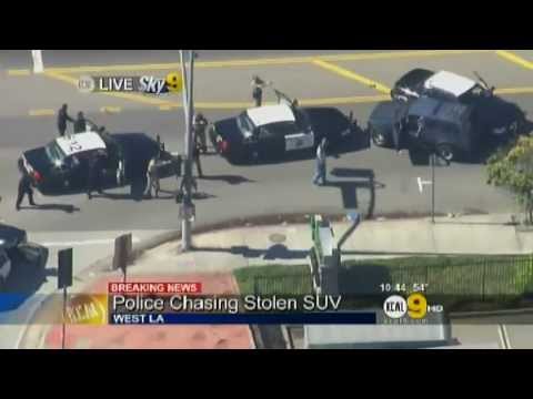 CHP LAPD Chase Stolen Pathfinder