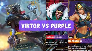 How does Viktor do vs purple decks? Sivir/Draven/Ezreal Riftbound League of Legends gameplay TCG