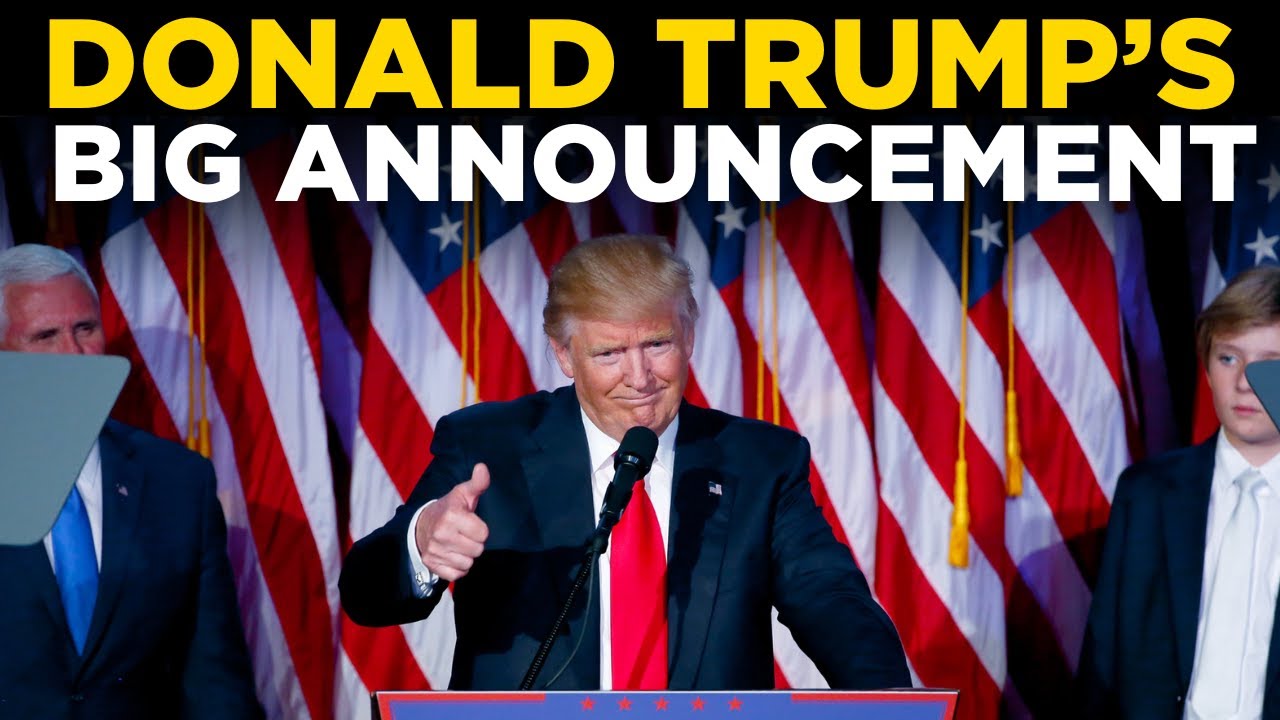 Trump Speech LIVE | Trump Mega Announcement 2025 LIVE | Trump Cabinet | Trump News LIVE | US News