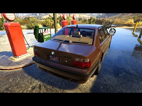 ✅Gta 5 Bmw 740i E38 Relax Driving [Steering Wheel + Shifter]