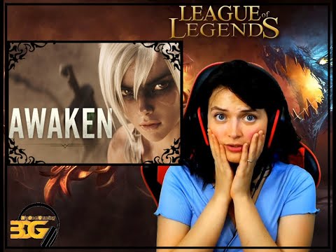 New player REACTS to League of Legends Awaken!!