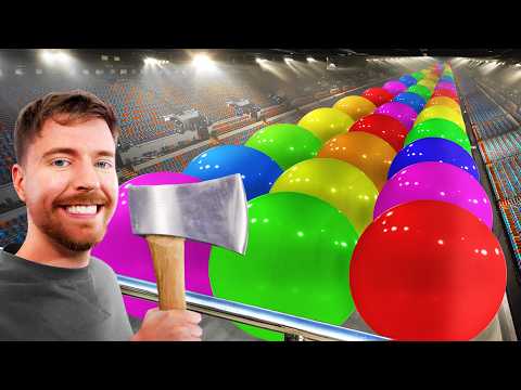 MrBeast Giant Balloon Popping Contest