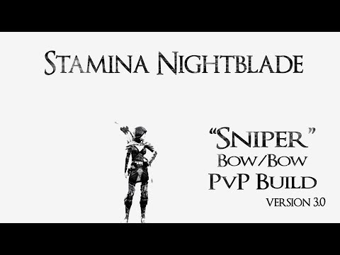 ESO - Stamina Nightblade "Sniper" PvP Build (Bow/Bow) [Elsweyr]