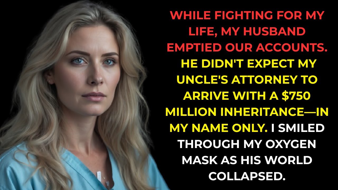 Husband Emptied Our Account While I Was In The Hospital Til' the 750M Inheritance Arrived in My Name