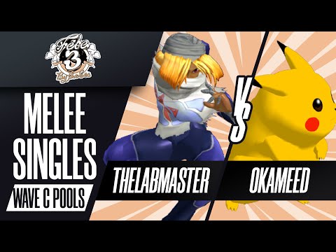 TheLabMaster (Sheik) vs Okameed (Pikachu) - Melee Singles Wave C Pools - Fête 3: By the Sea