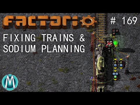 [Factorio 1.1 4K] Angel/Bobs Ep 169: Fixing Trains & Sodium Planning