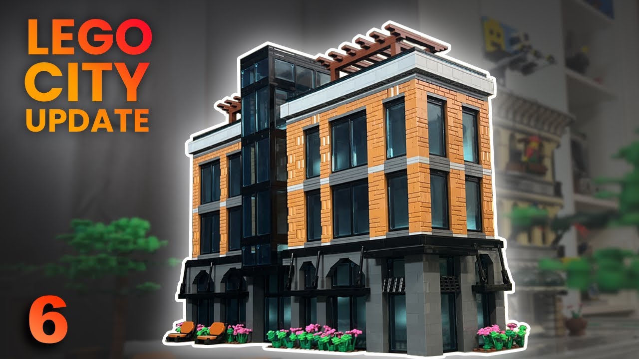 NEW Custom Modular Building | LEGO City Update #6