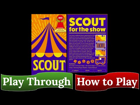Scout: 2-Player How to Play & Play Through