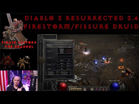 NEW Fissure Firestorm Druid Build | Diablo 2 Resurrected 2.4 PTR