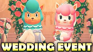 🤵👰 How to get ALL WEDDING EVENT ITEMS in Animal Crossing New Horizons!