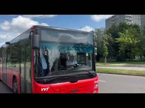 Vilniaus transportas. 49 autobusas: Ateities g. - Didlaukio g. - Žalgirio g. - Lazdynai - Bukčiai.